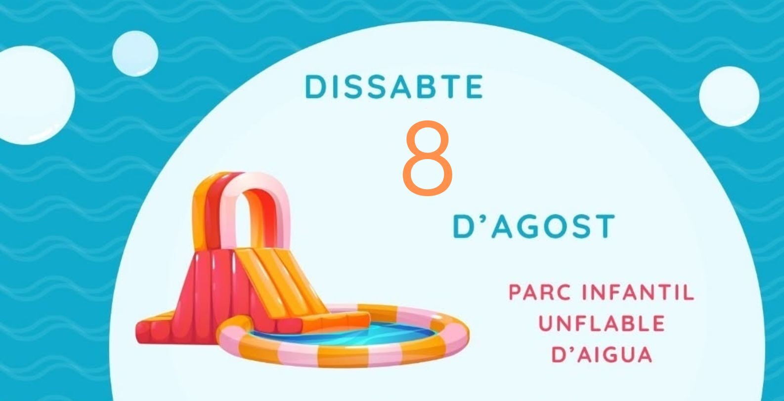 Parque infantil hinchable y fiesta de la espuma