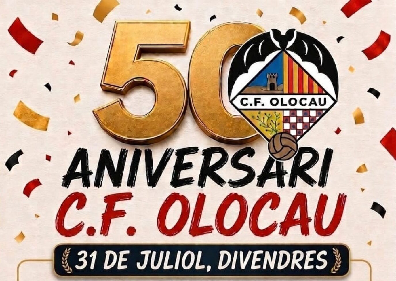 Actos 50 aniversario Olocau CF