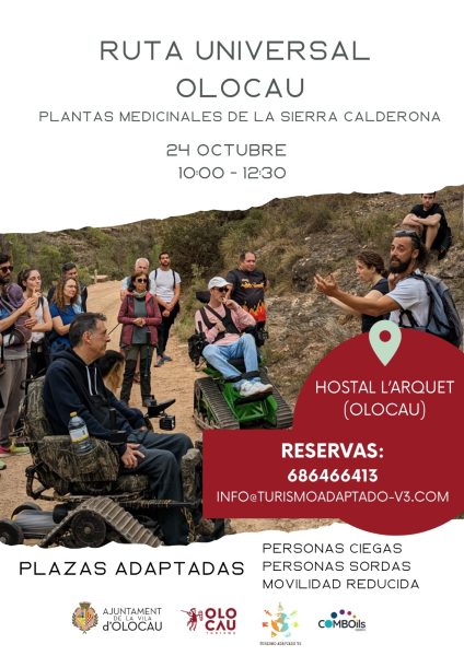 Cartel séptima Ruta Universal de Montaña de Olocau