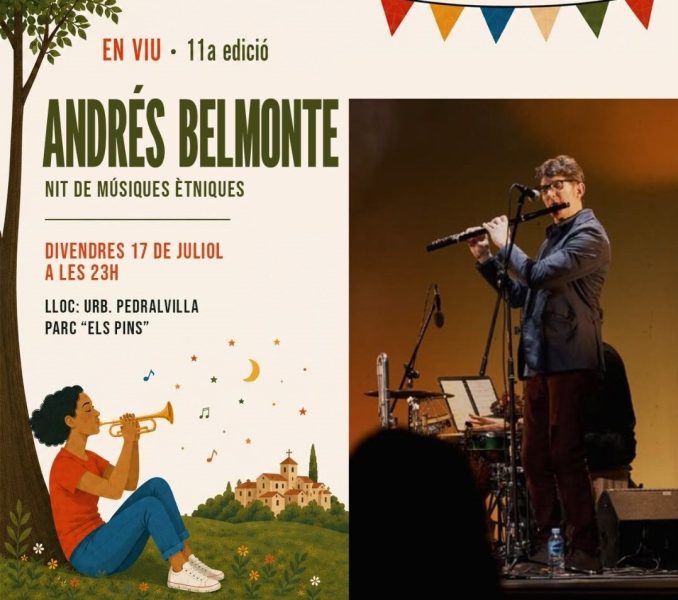 Cartell concert Andrés Belmonte