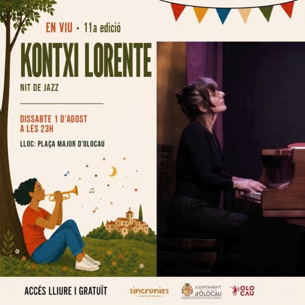 Cartell concert Kontxi Lorente Olocau