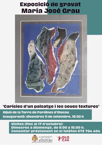 Cartell exposició de gravat María José Grau Olocau